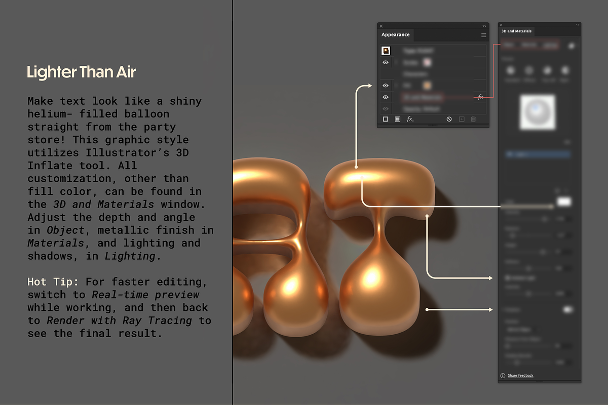 FLOAT - Editable Graphic Style, a Layer Style Add-On by DKNG Studios (Photo 3 of 3)