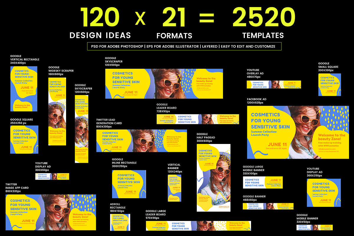 Web Banner Template Bundle Sale, a Marketing Template by Amber Graphics (Photo 2 of 4)