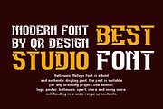 Hallowen Metoys, a Blackletter Font by QR Design Studio (Thumbnail 6 of 10)