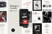 Business Coach Instagram Templates, a Templates & Theme by Terraa Studio Design (Thumbnail 1 of 9)