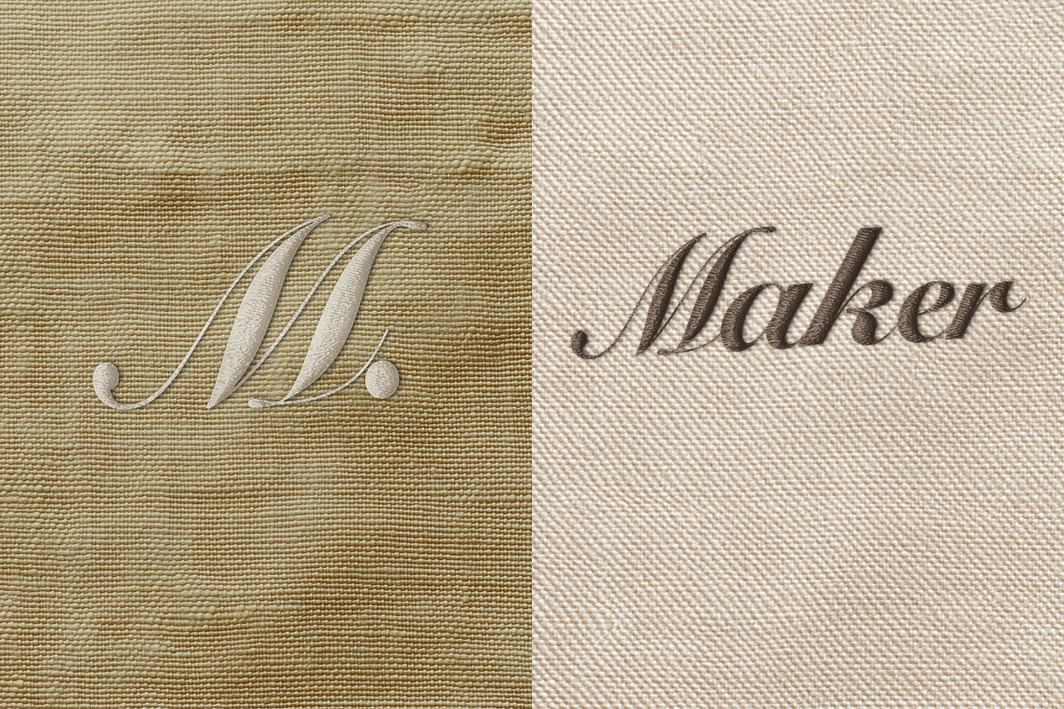 MAKER | Logo Embroidery Mockup, an Apparel Mockup by Duet Atelier (Photo 2 of 5)