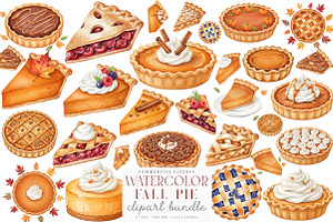Fall Pumpkin Pie Sublimation Bundle, an Illustration by SinaCreation