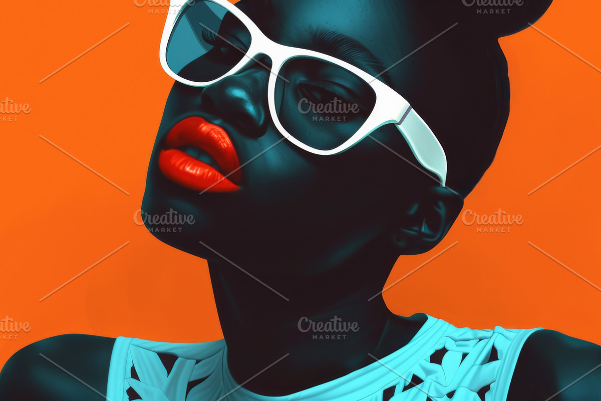 109 Fashion models in sunglasses, a Beauty & Fashion Photo by Handmadefont (Photo 9 of 113)