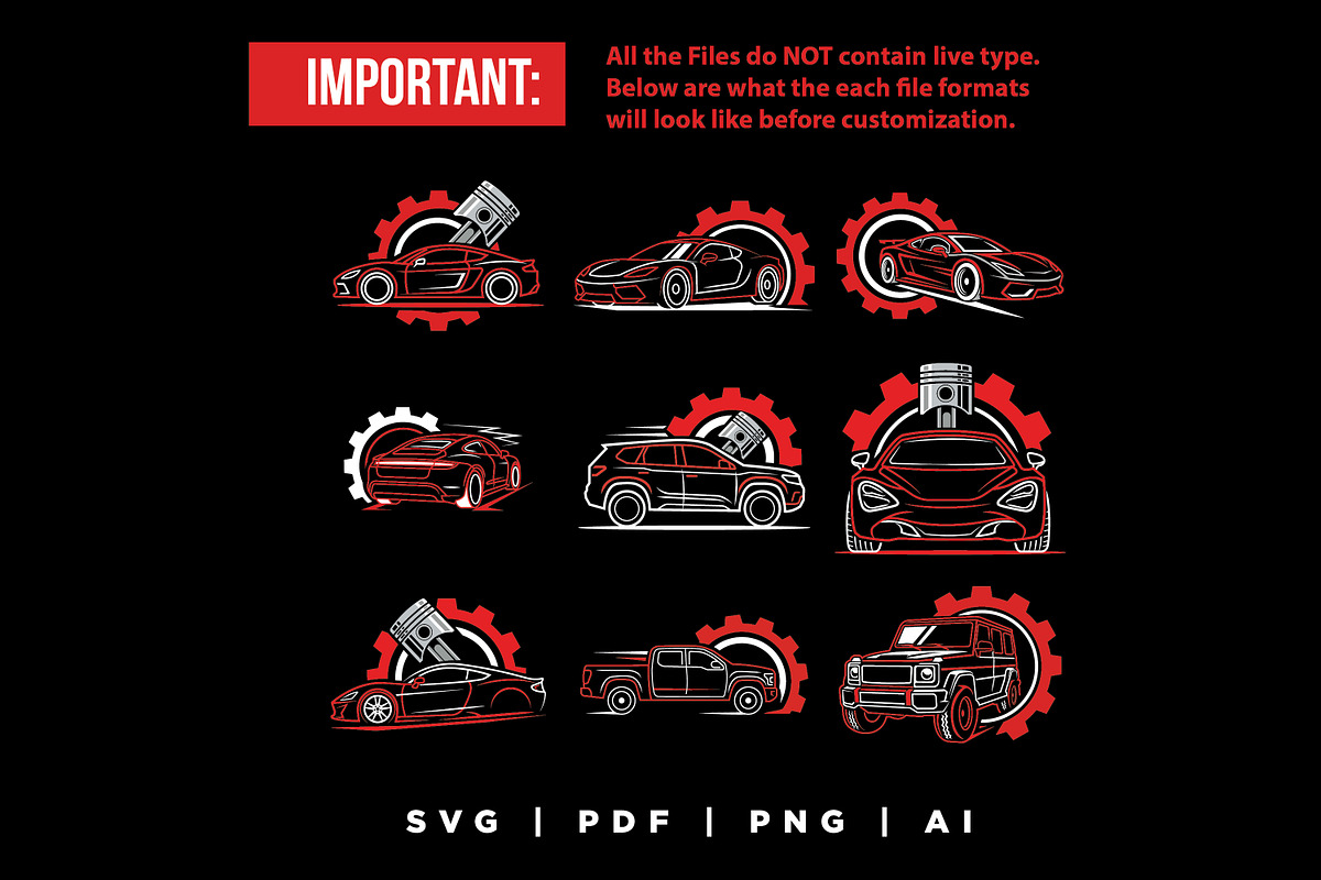 9 Auto Mechanic Repair Logo, a Branding & Logo Template by Guavanaboy (Photo 2 of 3)