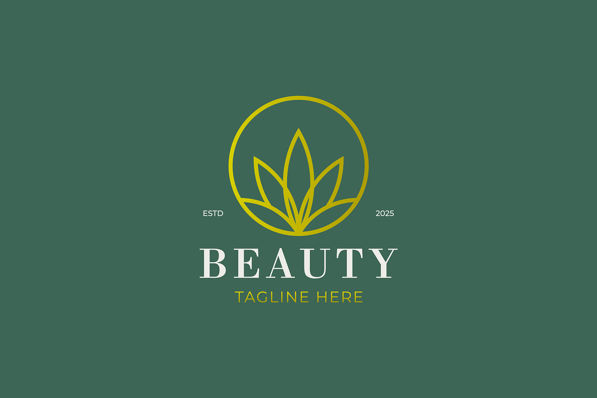 Elegant Beauty Logo Leaf Wellness, a Branding & Logo Template by Signatoro (Photo 1 of 3)