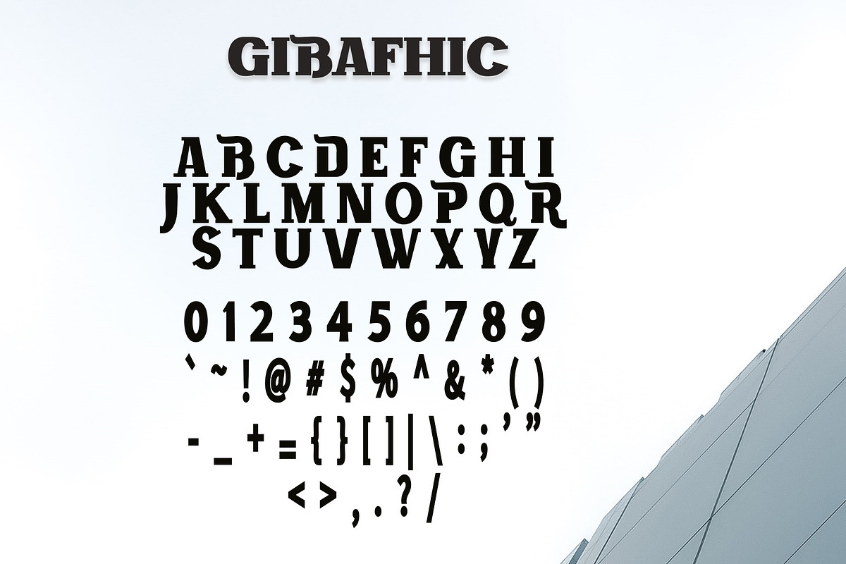 Gibafhic - Serif Bold Font, a Serif Font by ivan_artnivora (Photo 4 of 4)