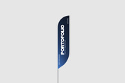 Feather Flag Mockup, an Advertising Mockup by AnasStudio (Thumbnail 2 of 5)