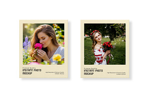 Polaroid Photo Frame Mockup, a Product Mockup by graphypix