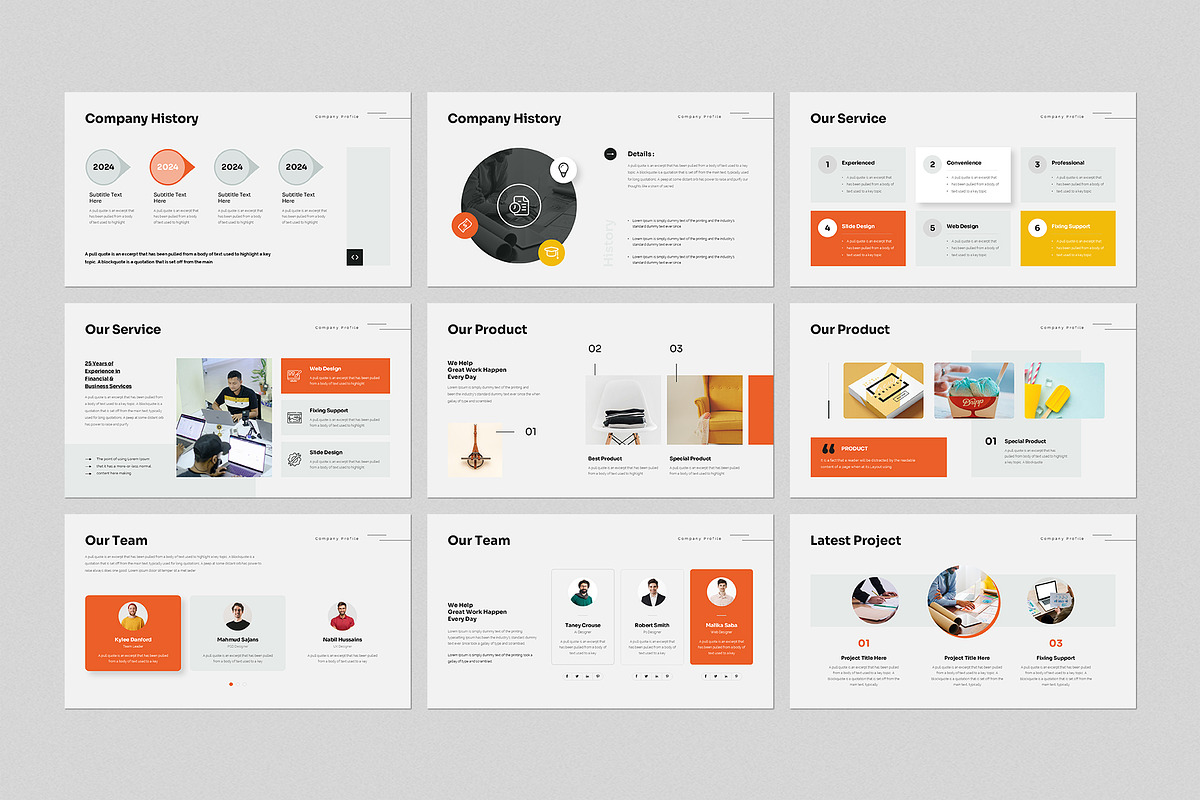 Company Profile Presentation, a Presentation Template by GenerousArt (Photo 4 of 8)