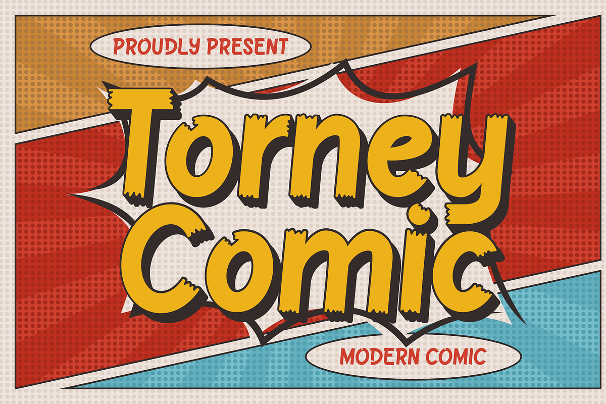Torney Comic - A Modern Comic Font, a Handwritten Font by Marvadesign (Photo 1 of 7)