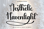 Aesthetic Havenlight, a Handwritten Font by FreshTypeINK (Thumbnail 1 of 8)