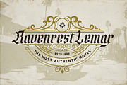 Silent Black - Stylish Blackletter, a Blackletter Font by Bale Type (Thumbnail 7 of 9)