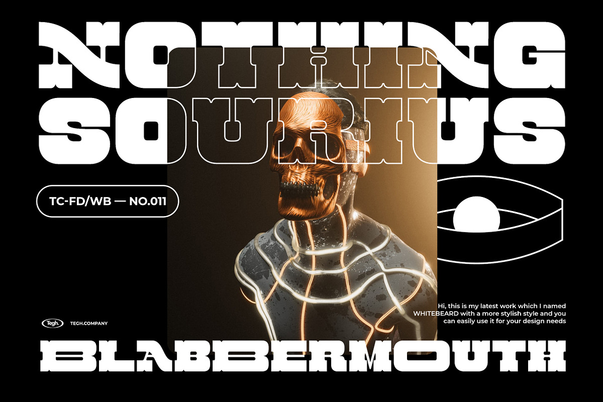 WHITEBEARD DISPLAY, a Font by Tegh co. (Photo 3 of 12)
