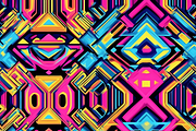 1990's Neon Colors Pattern, a Pattern Graphic by Printable Treasure (Thumbnail 7 of 7)