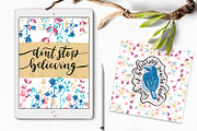 Flora&Bird - Brush Box for Procreate, a Brush Add-On by Gray Cat Graphics (Thumbnail 9 of 10)