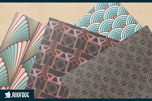 1930s Art Deco Digital Papers