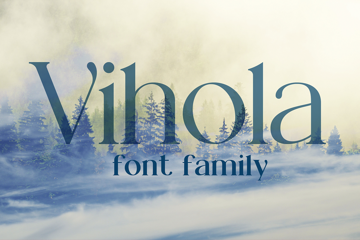 Vihola Font family, a Serif Font by vlad.berla (Photo 1 of 8)