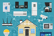 Smart Home and Internet of Things, a Technology Illustration by TAlex (Thumbnail 5 of 7)