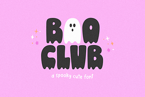 Boo Club Halloween Font