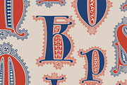 Latin Initials Gothic font family, a Blackletter Font by kaer_shop (Thumbnail 6 of 12)