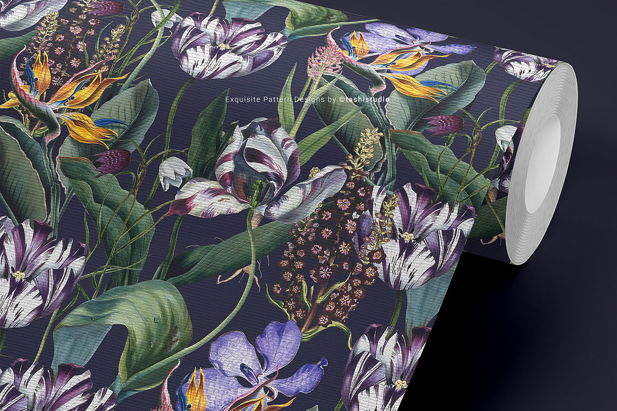 Tulipán, luxury Pattern Designs, a Pattern Graphic by Pink Linen (Photo 8 of 9)