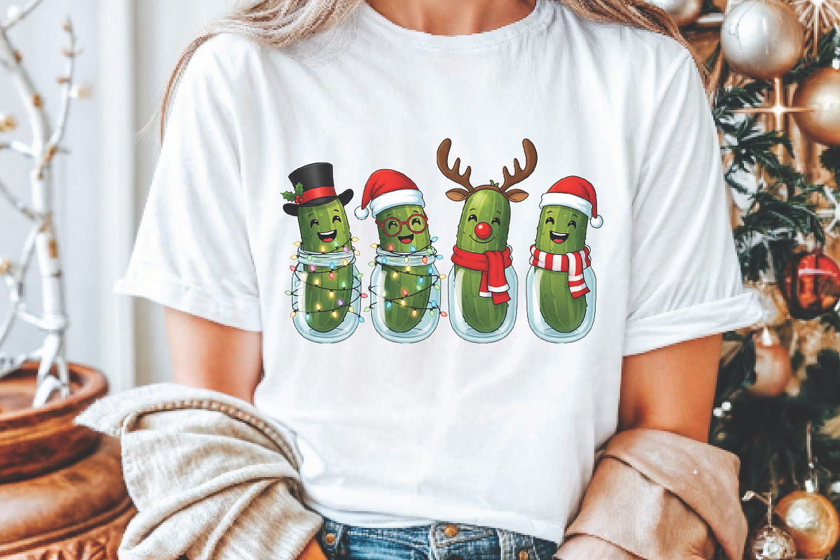 Christmas Pickles Clipart PNG, an Illustration by Libby Wishes (Photo 2 of 5)