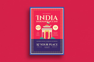India Indepence Flyer, a Flyer Template by Guuver