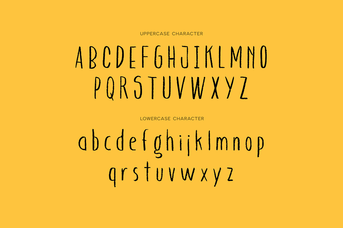 Crayonia - Hand Drawn Crayon Font, a Handwritten Font by Imoodev (Photo 6 of 7)