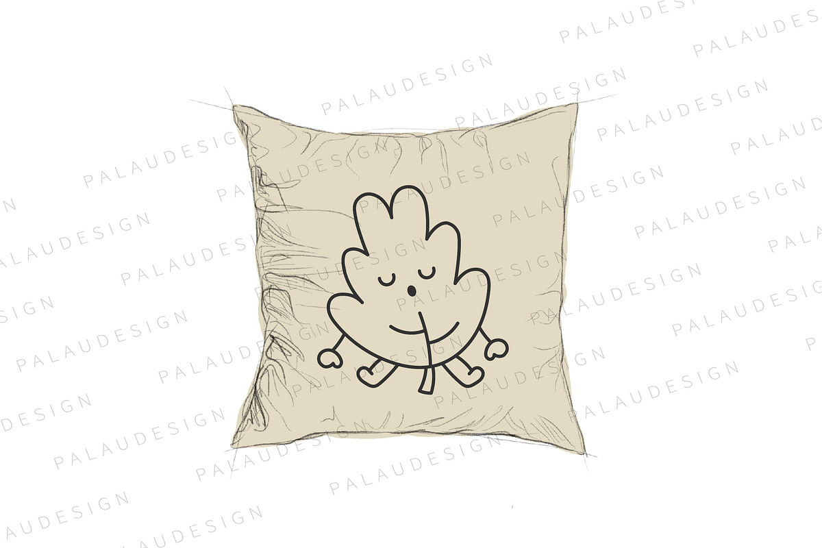 Cute Kawaii Autumn Leaves Character, a Seasonal Illustration by Palau (Photo 5 of 12)