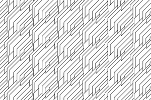 Architectural Line Art Pattern, a Pattern Graphic by Mightyfire