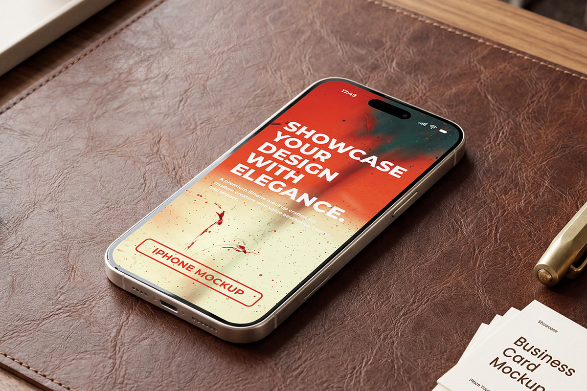 Premium Iphone Device Mockup, an iPhone Mockup by Heinzel Std Mockup (Photo 4 of 4)
