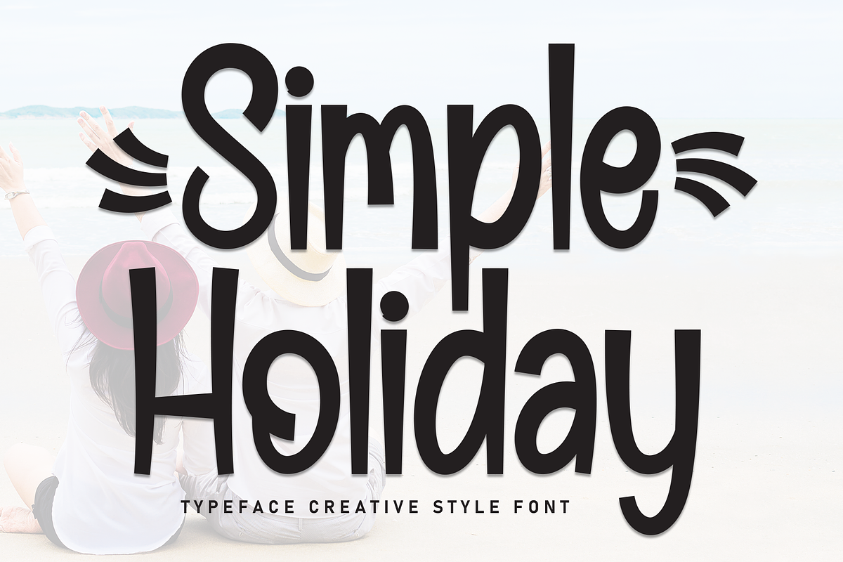 Simple Holiday | Script Font, a Script Font by Scratchones (Photo 1 of 9)