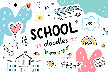 School Doodles, an Education Illustration by Redchocolate