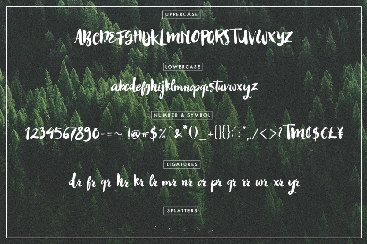 Petrichor Typeface preview 4