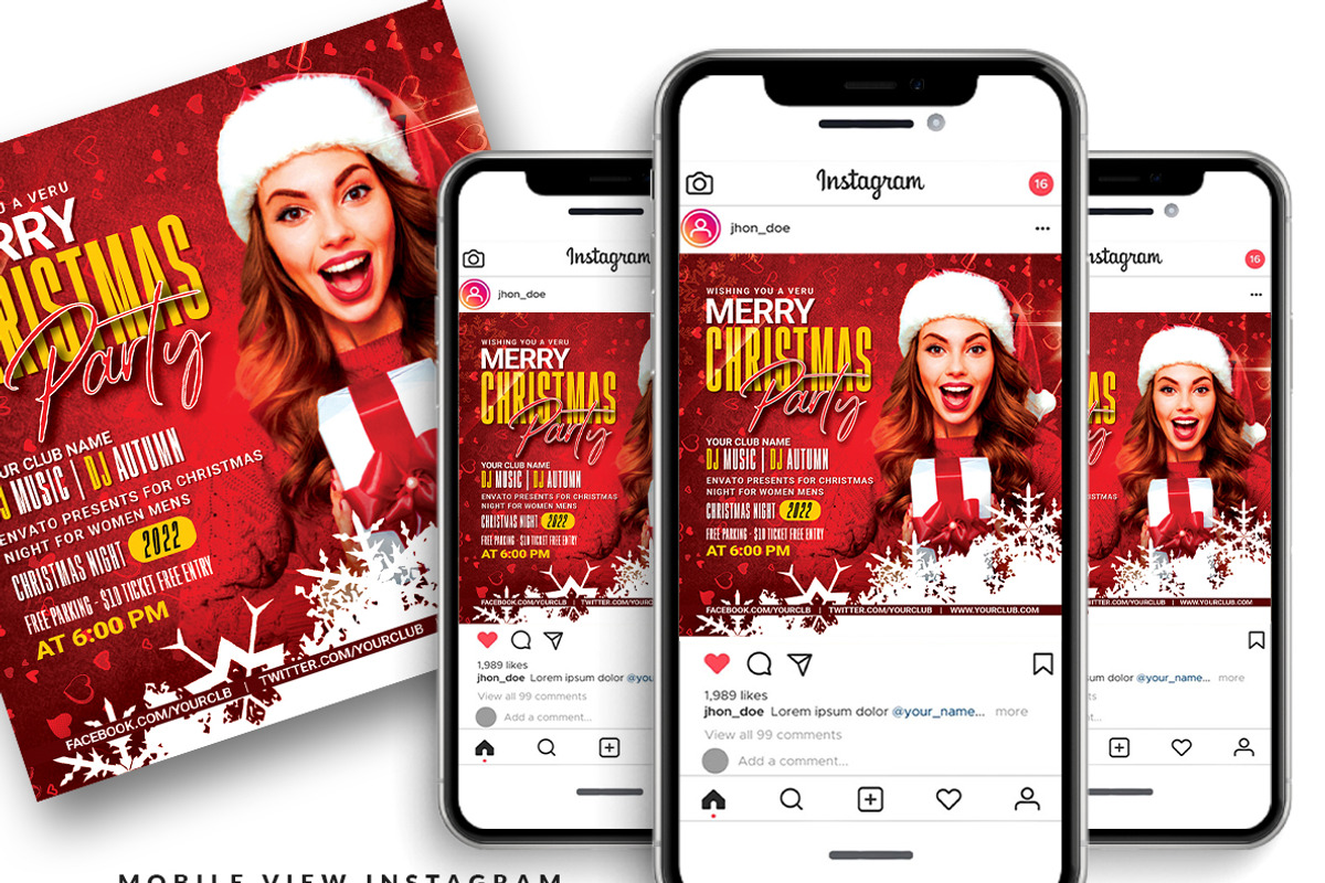 Christmas Flyer, a Flyer Template by AfzaalGraphics (Photo 2 of 2)