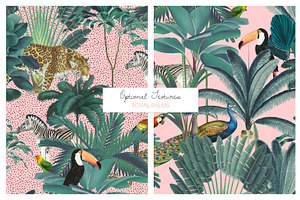 Royal Palms - Luxury Print