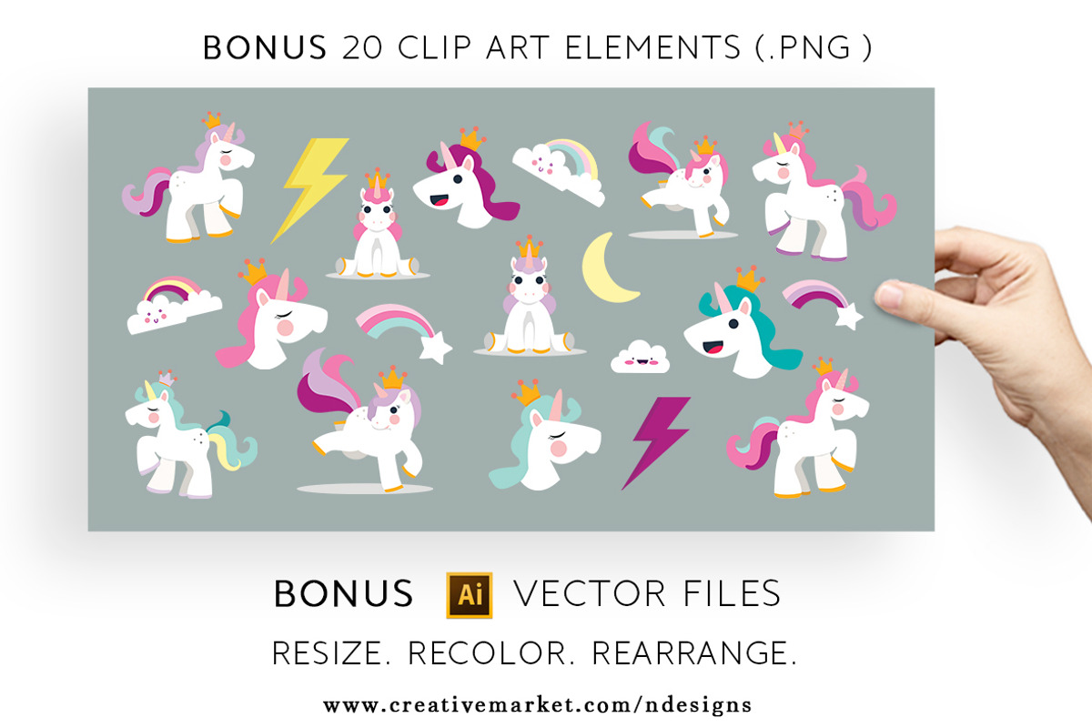 Unicorn Seamless Pattern, a Pattern Graphic by NDesigns (Photo 3 of 4)