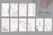 Bon Matin Watercolor Floral Clip Art, a Decorative Illustration by whiteheartdesign (Thumbnail 14 of 18)