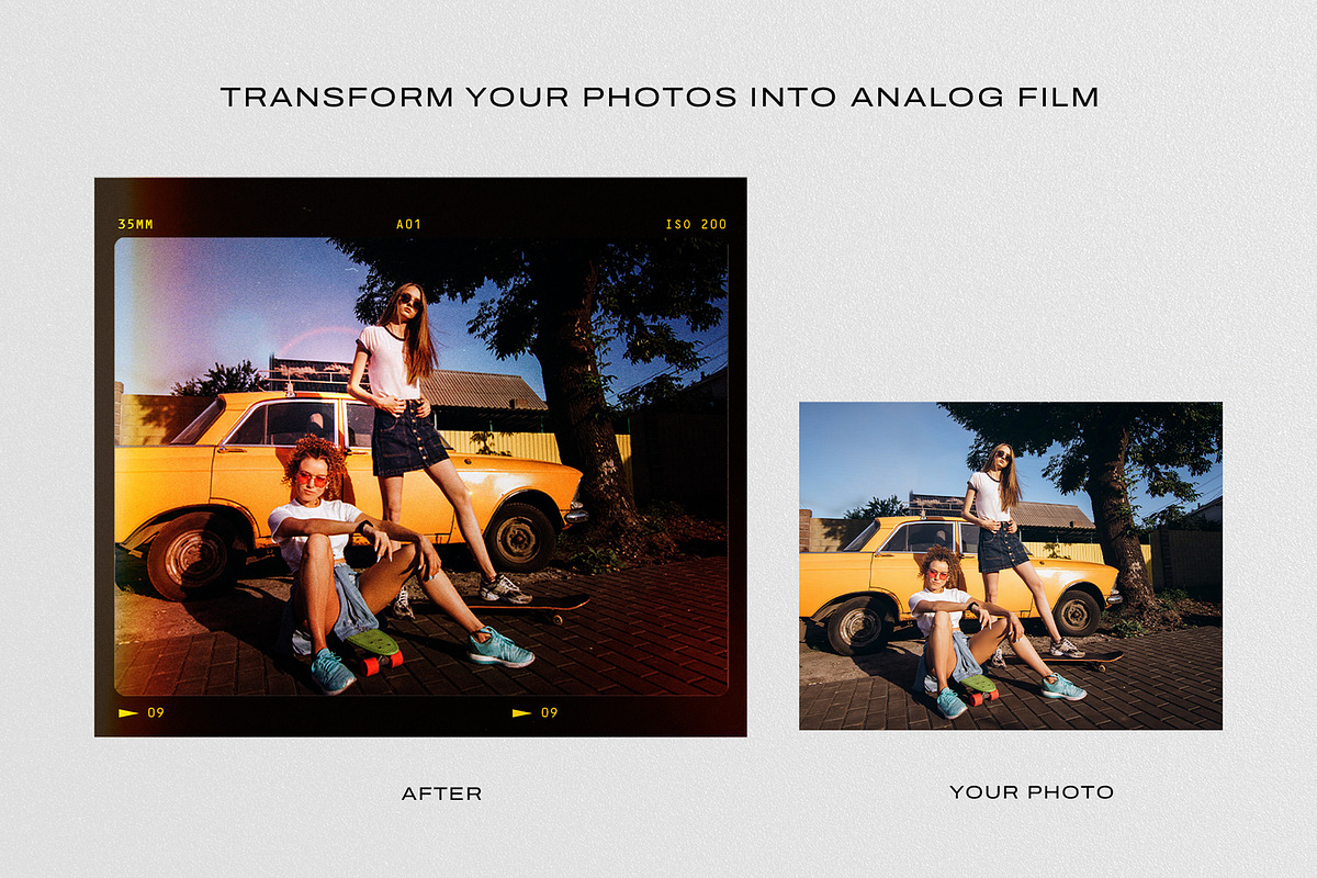 Analog Film Strip Frame Template Set, a Mockup by DesignerCandies (Photo 7 of 13)