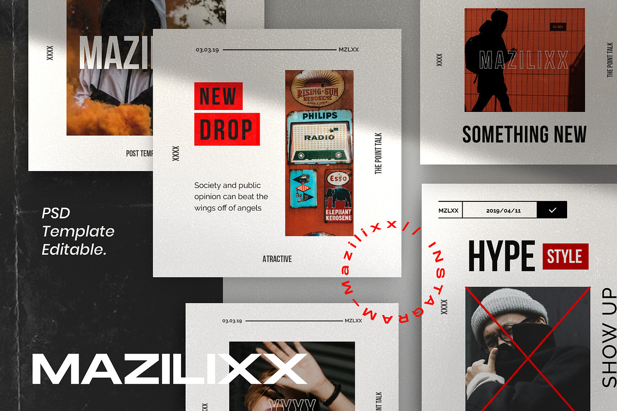 Best Bundle INSTAGRAM Media Kit, a Social Media Template by Dirtytemp Studio (Photo 35 of 59)