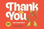 Roster Funy Bold Sans Serif, a Sans Serif Font by timelesstype.co (Thumbnail 15 of 15)