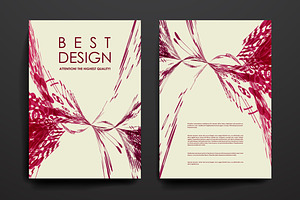 Set Of Beautiful Brochures