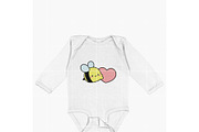 Cute Bee SVG, Kawaii Honey Bee SVG, an Illustration by TheHitShop (Thumbnail 2 of 11)