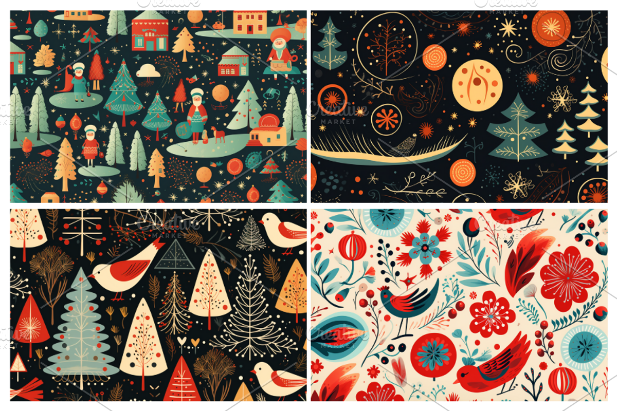 Christmas Card Design Bundle 15, a Card Template by Jay Major Designs (Photo 7 of 8)