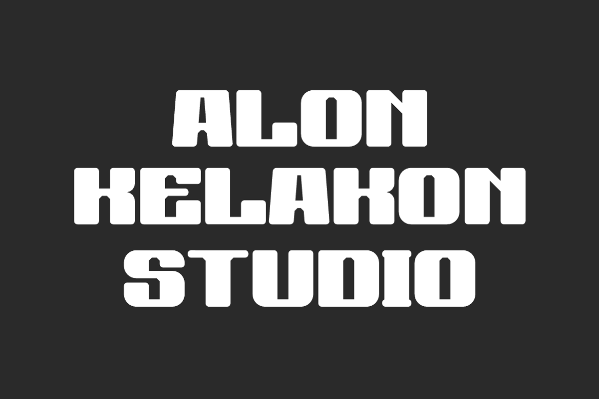 Kozer Gepros, a Sans Serif Font by alon kelakon (Photo 4 of 6)
