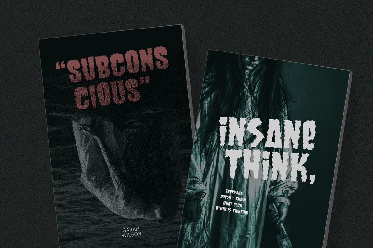 Sinister Mind - Horror Creepy Font, a Font by Littlehand (Photo 4 of 10)