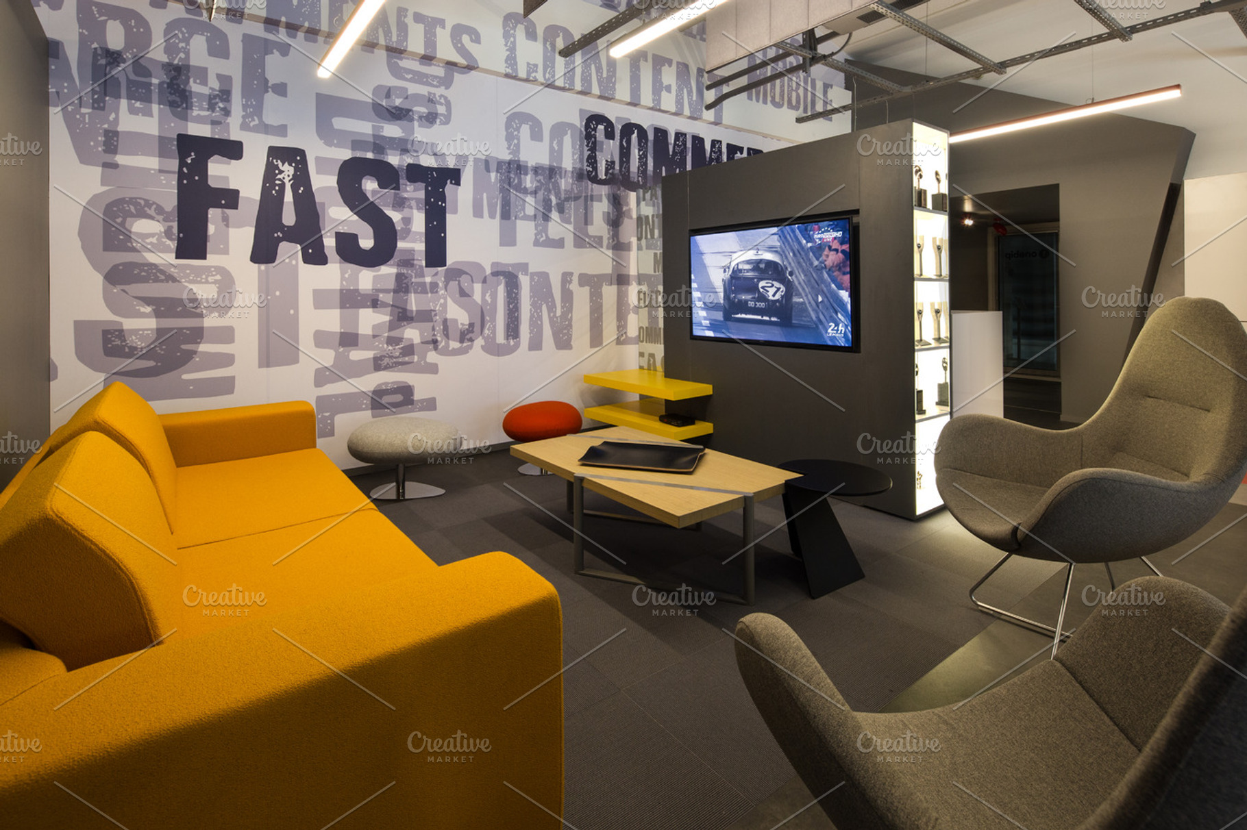 Office interior featuring interior, architecture, and architectural, an Architecture Photo by Altkat