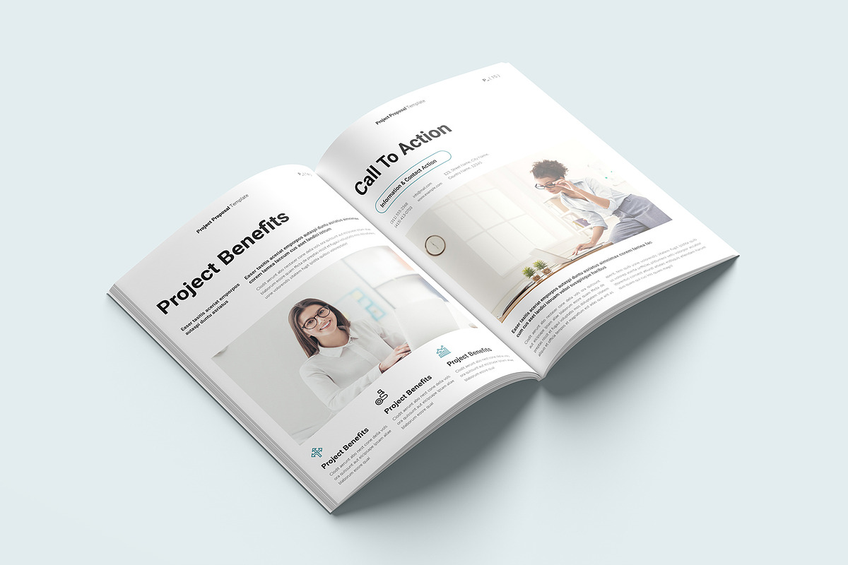 Project Proposal Template, a Brochure Template by GoldenGrid Studio (Photo 7 of 8)