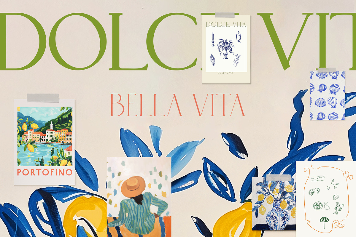 Dolce Vita Amalfi Icons & Prints, an Object Graphic by Laras Wonderland (Photo 3 of 9)