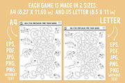 Dinosaur coloring games for kids, an Education Illustration by Lexi Claus (Thumbnail 11 of 17)